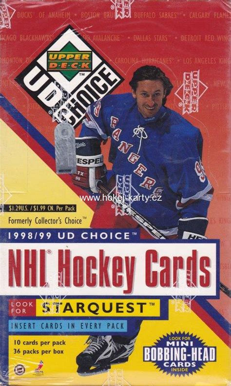 1998 99 Upper Deck Choice Hockey Hobby Box Hokej Kartycz