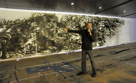 Artist Cai Guo Qiang Uses Gunpowder And Explosions To Make Art Saw A