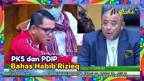 Panas Pks Dan Pdip Aboe Bakar Arteria Dahlan Soal Habib Rizieq