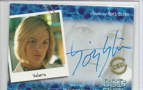 CSI Miami And New York Autograph Card Selection NM Strictly Ink EBay