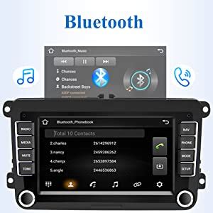 Podofo Android Autoradio Gps Pour Vw Passat Golf Skoda Touran Cran