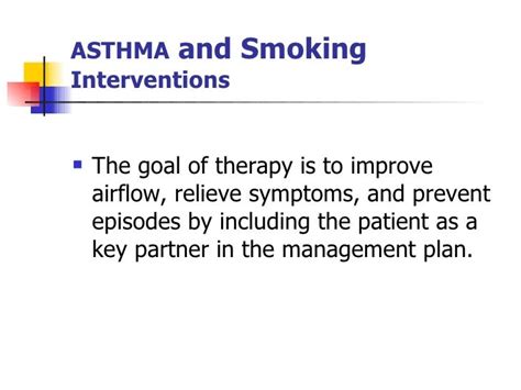 Asthma And Smoking