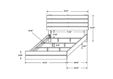 Brantford Wood Eastern King Panel Bed Barrel Oak