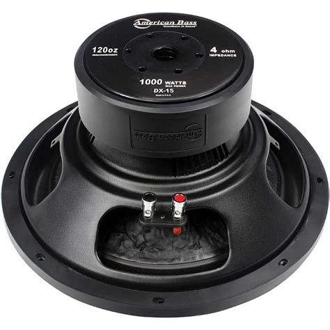 American Bass 15 Woofer 1000 Watts Max 4 Ohm Svc Dx154 Wholesale Dropshipper Car Audio Pro