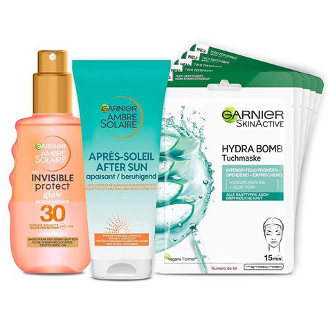 Garnier Sonnenschutz Set F R Gesicht Und K Rper Mit Sonnenschutzspray