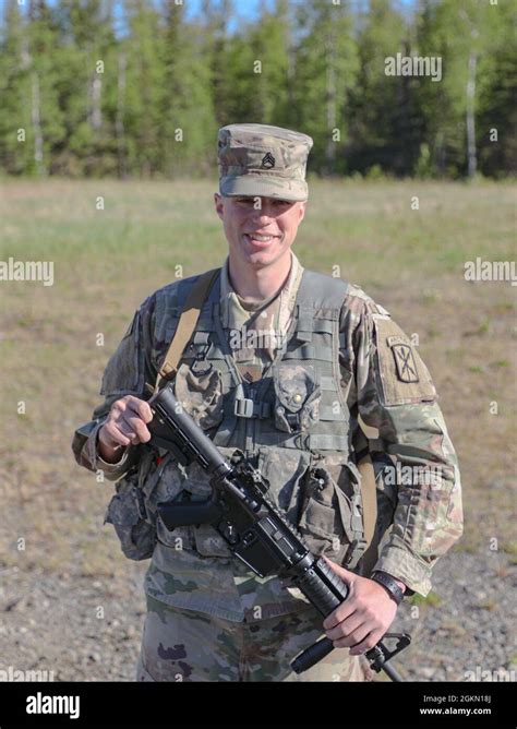 Staff Sgt Timothy Iott Smiles For The Camera Before The Beginning Of