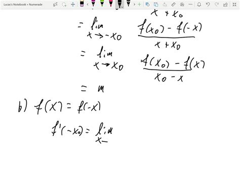 SOLVED Let F Be A Differentiable Odd Function Section 7 3 Find