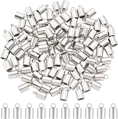 Amazon Unicraftale Pcs Barrel End Caps Pcs Stainless Steel