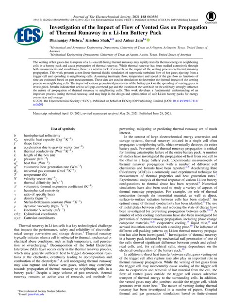 Investigation Of The Impact Of Flow Of Vented Gas On Propagation Of