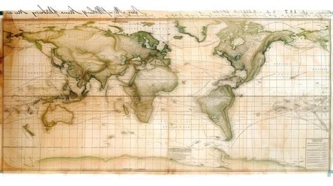 map   world     lines   premium ai generated image