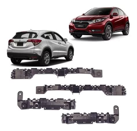 Kit Guia Parachoque Dianteiro Traseiro Honda Hrv 2015 A 2021