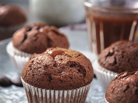 Muffin Coeur Coulant Au Caramel Recette Muffin Chocolat Recette