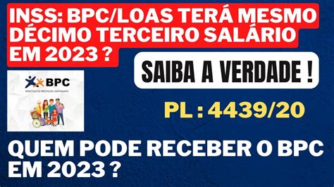 Inss Quem Recebe Bpc Loas Ter Direito Ao Sal Rio Em