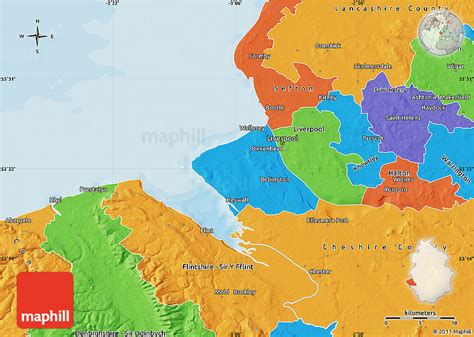 Political Map Of Wirral