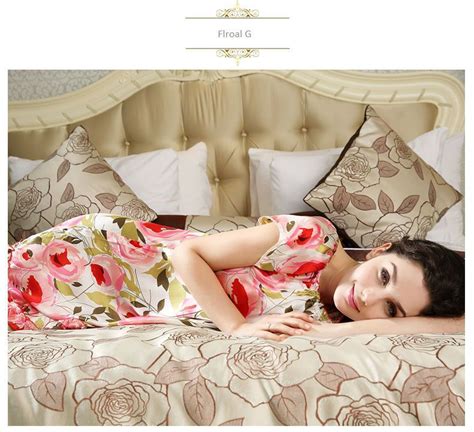 100 Pure Silk Nightgowns Women Sexy Sleepwear Home Dresses Silk Nightdress Satin Nightie Summer