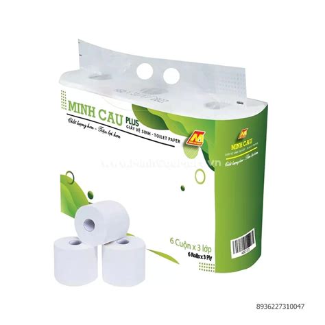 Giấy Vệ Sinh Minh Cầu Xanh 6 Cuộn * 5 Lớp - Minh Cầu Mart - Siêu thị ...