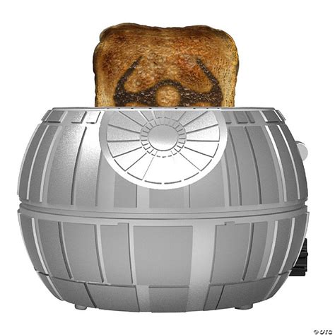 Uncanny Brands Star Wars Death Star 2-Slice Toaster- Toasts Iconic Tie Fighter onto Your Toast