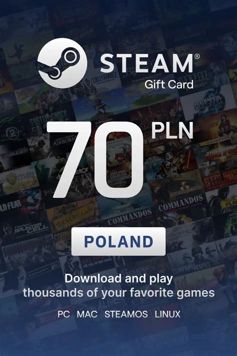 Buy Steam Wallet 70 PLN Gift Card Poland Digital Key