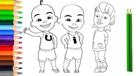 Upin Ipin Dan Temanku Susanti Mewarnai Upin Ipin Dan Temanku Susanti