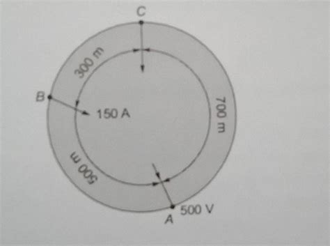 Solved In The Figure A Dc Ring Main A Voltage Of V Is Chegg