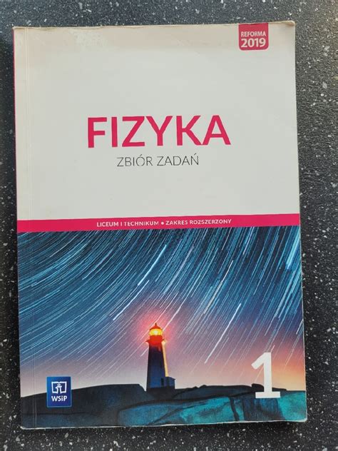 Zestaw Fizyka 1 podręcznik i zbiór zadań WSiP ZR Wola Rzędzińska