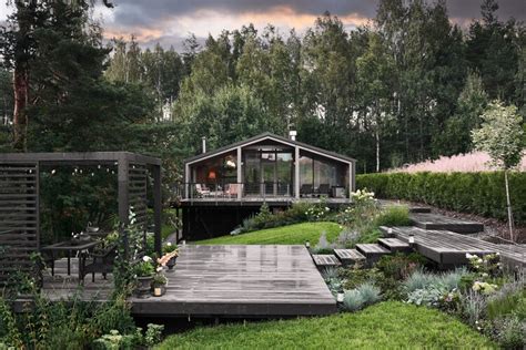 Modular House On The Slope Bio Architects Archdaily