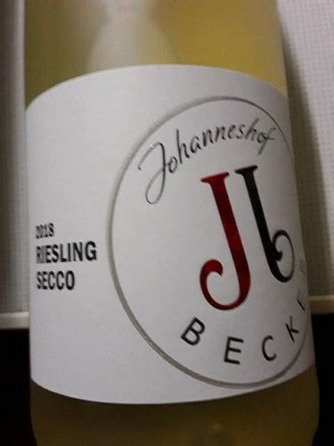 Johanneshof Becker Riesling Secco Vivino US