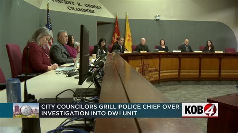 City Councilors Grill Police Chief On Federal Investigation Into Dwi Unit Youtube