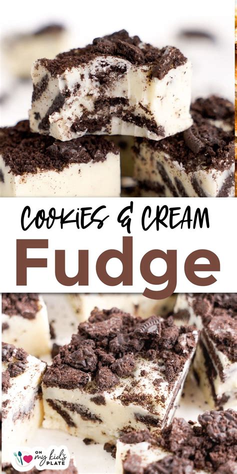 Easy Cookies And Cream Fudge Oreo Fudge