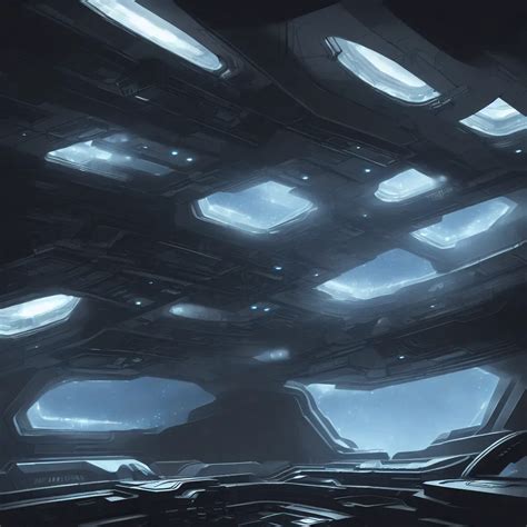 Prometheus spaceship interior, evening, detailed matte | Stable ...