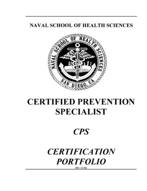 Fillable Online Med Navy CERTIFIED PREVENTION Med Navy Fax Email