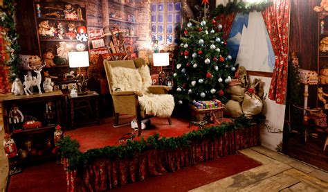 The Country Farm With Real Reindeer Santa In An Amazing Grotto And