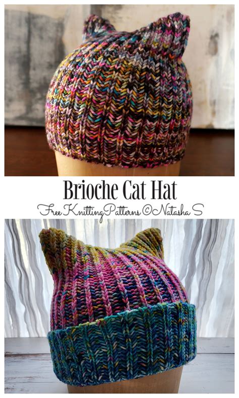 Knit Cat Ear Hat Free Knitting Patterns Paid Knitting Pattern