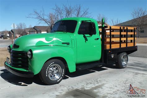 1948 Chevy 3600 Flatbed Truck Reserved Lowered