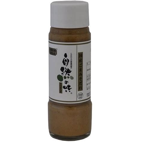 自然の味そのまんま 国産ごまみそだれ 200ml 687710 静岡魚茶 しずおかウォッチャー 通販 Yahooショッピング