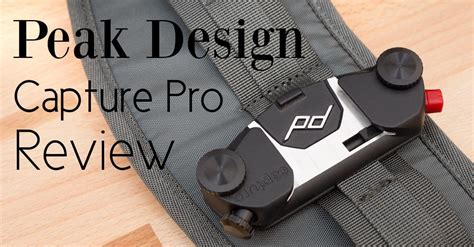 Peak Design Capture Pro Camera Clip review