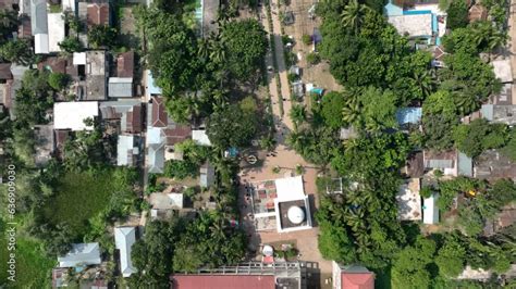 Aerial View Of The Shrine Of Fakir Lalon Shah In Kushtia Bangladesh