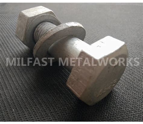 ASTM A325 Type 1 Structural Bolt With A563 Dh Heavy Hexagonal Nut Hot