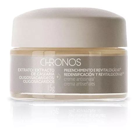 Creme Antissinais Natura Chronos 60 Noite 15g MercadoLivre