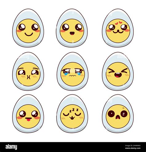 Chibi Egg Cut Out Stock Images Pictures Alamy