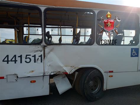 Trem de carga colide ônibus na Estrutural uma vítima fatal