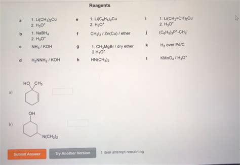 Solved Choose Reagents To Convert 2 Cyclohexenone To The Chegg