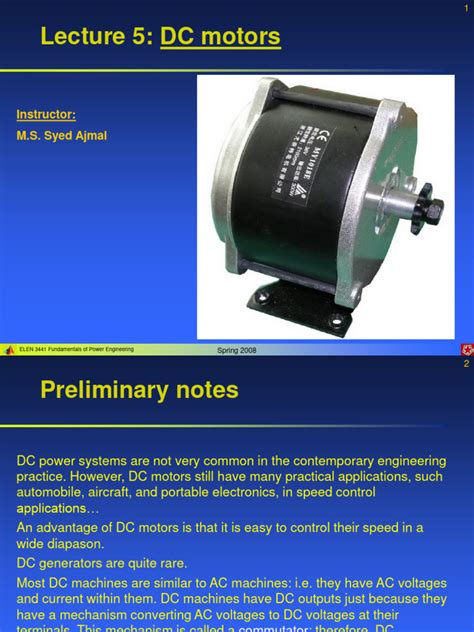 2 .DC Motors Types | PDF | Electric Motor | Inductor