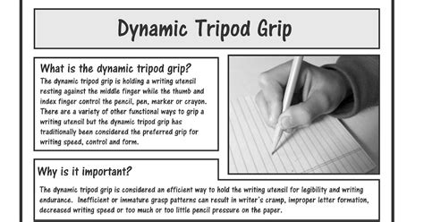 Dynamic Tripod Grip | Your Therapy Source - www.YourTherapySource.com