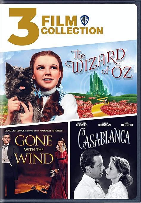 Amazon 3 Film Collection The Wizard Of Oz Gone With The Wind