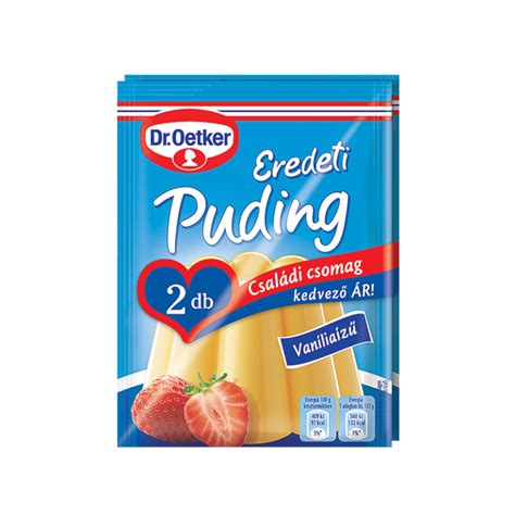 Dr Oetker Vanilla Flavoured Pudding Powder Vanília ízű Pudingpor 2 X