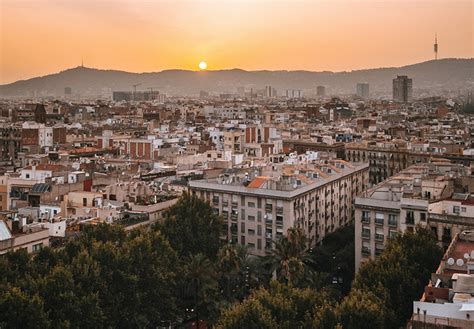 Mejores vistas de ensueño del atardecer en Barcelona