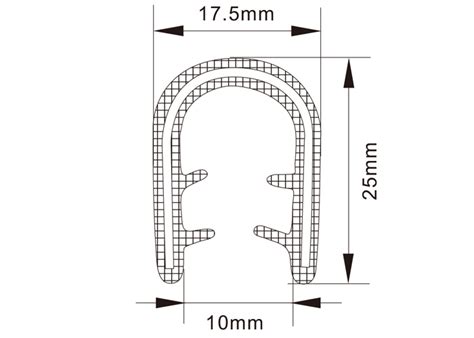 Push On Rubber Edge Trim Nangong Letu Automotive Components Co Ltd