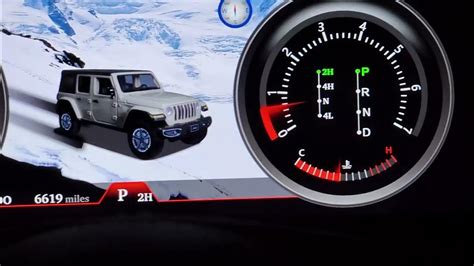 Jeep Wrangler Digital Instrument Cluster Youtube