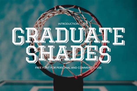 Free Font Graduate Shades on Behance